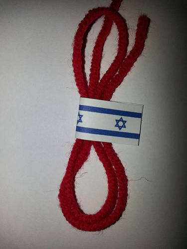 Красная нить из Иерусалима (Израиль) - освященная. Оригинал AHAVALAND ...