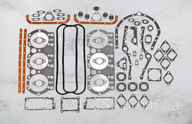 Набор прокладок двигателя с РТИ ЯМЗ-236 (арт. 1911) - фото 1 - id-p1399812613