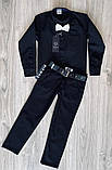 Чорні штани в школу для хлопчика підлітка, фото 3