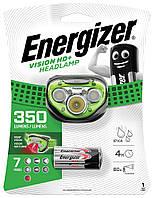 Налобний ліхтар Energizer Vision HD+Focus Headlight HDC323 (350 Lumens, IPX4, 7 режимів)