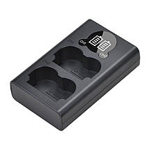Подвійне заряджання Newell для акумулятора NP-W235 Type-C і MicroUSB, фото 3