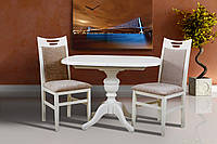 Стол обеденный деревянный раскладной Микс мебель Триумф ваниль