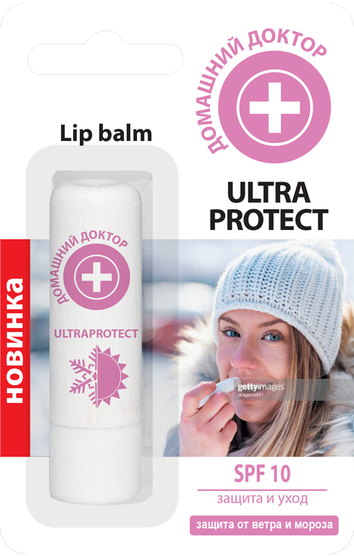 Бальзам для губ захисний "Ultra Protect" Домашній Доктор