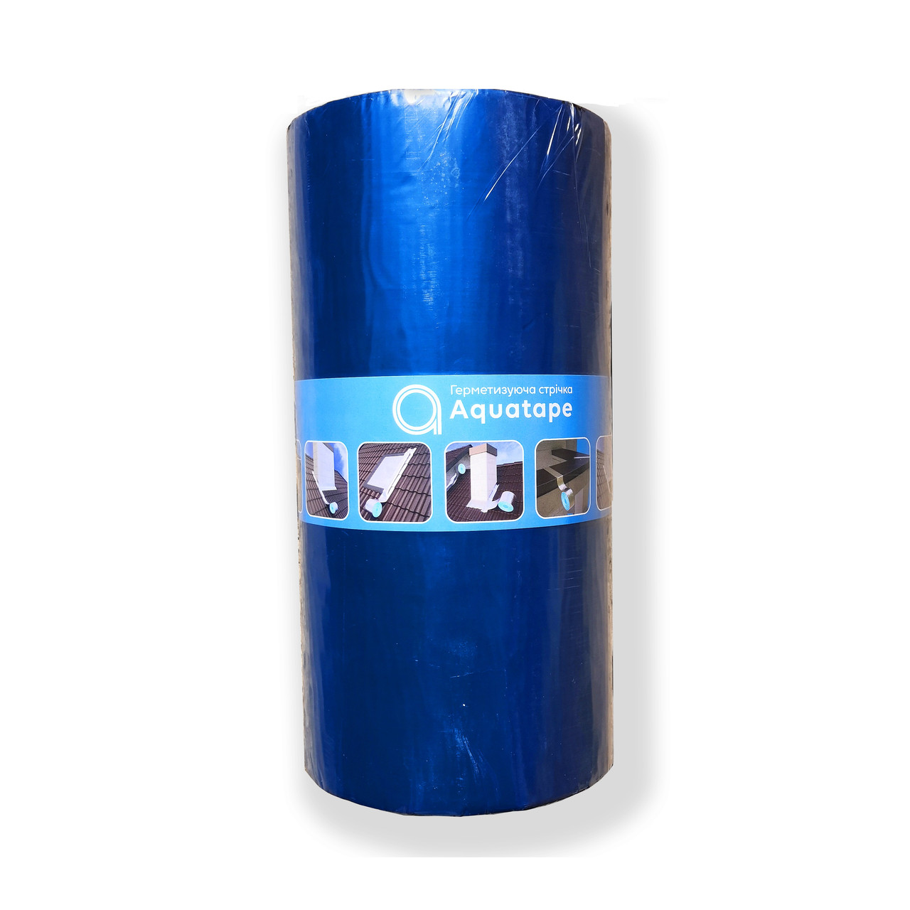 Бітумна Стрічка 300 мм х 10 м ALU+Blue RAL 5010, фото 1