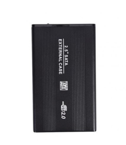 Зовнішня кишеня HDD 2.5 дюймів, USB 2.0 - SATA, TRY TB-S254U2, до 3 TB, алюміній чорний, фото 1