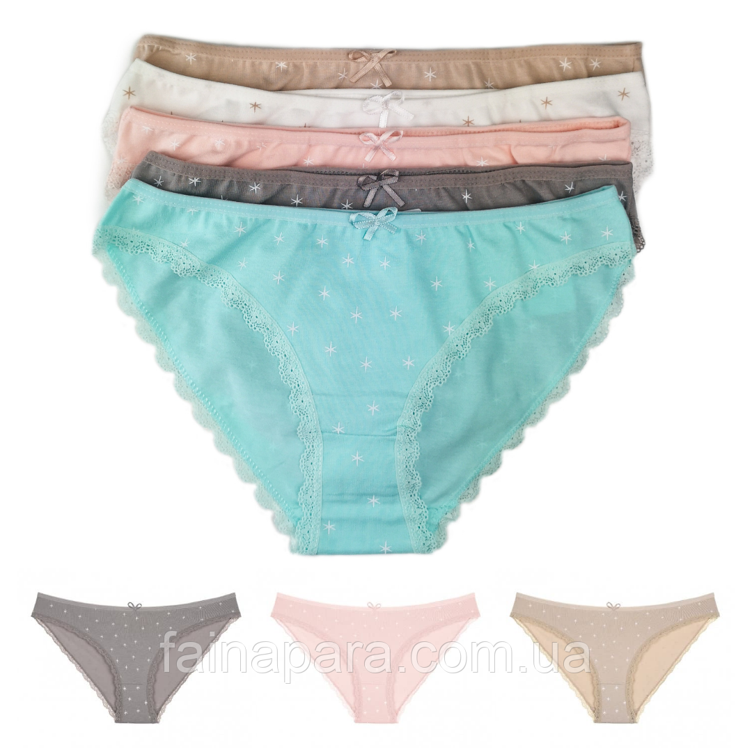 Труси сліпи жіночі з делікатним мереживом Donella M, фото 1