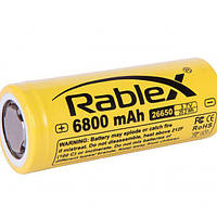 Акумулятор Rablex Li-ion 26650 (без захисту), 6800mAh, 3,7 V