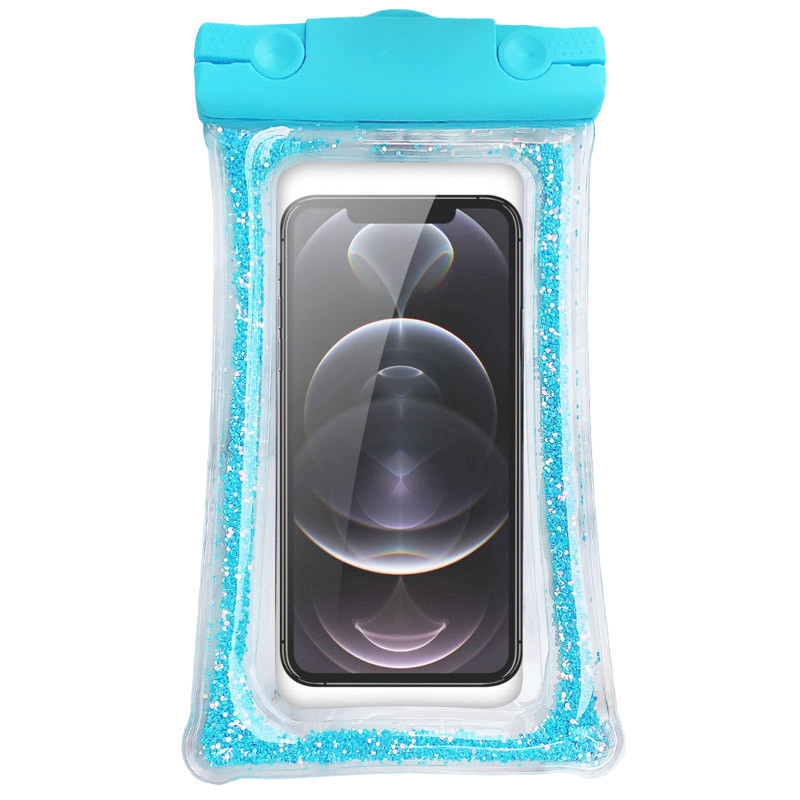 Водонепроникний універсальний чохол 6,5 (Liquid Glitter), фото 1
