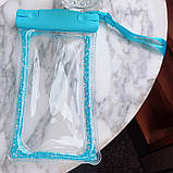 Водонепроникний універсальний чохол 6,5 (Liquid Glitter), фото 2