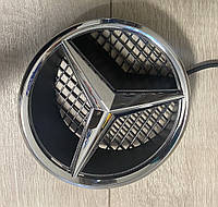 Эмблема LED в решетку радиатора значок Mercedes CLA C117 GLA X156 ML/GLE W166 / GL/GLS X166 GLK X204 мерседес