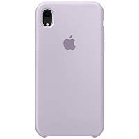 Чехол Silicone Case для iPhone XR Lavender (силиконовый чехол лавандовый силикон кейс на айфон Хр 10р)