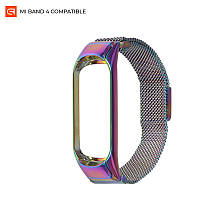 Ремешок Armorstandart Metal Milanese Magnetic для Xiaomi Mi Band 4/3 Rainbow (ARM55542)