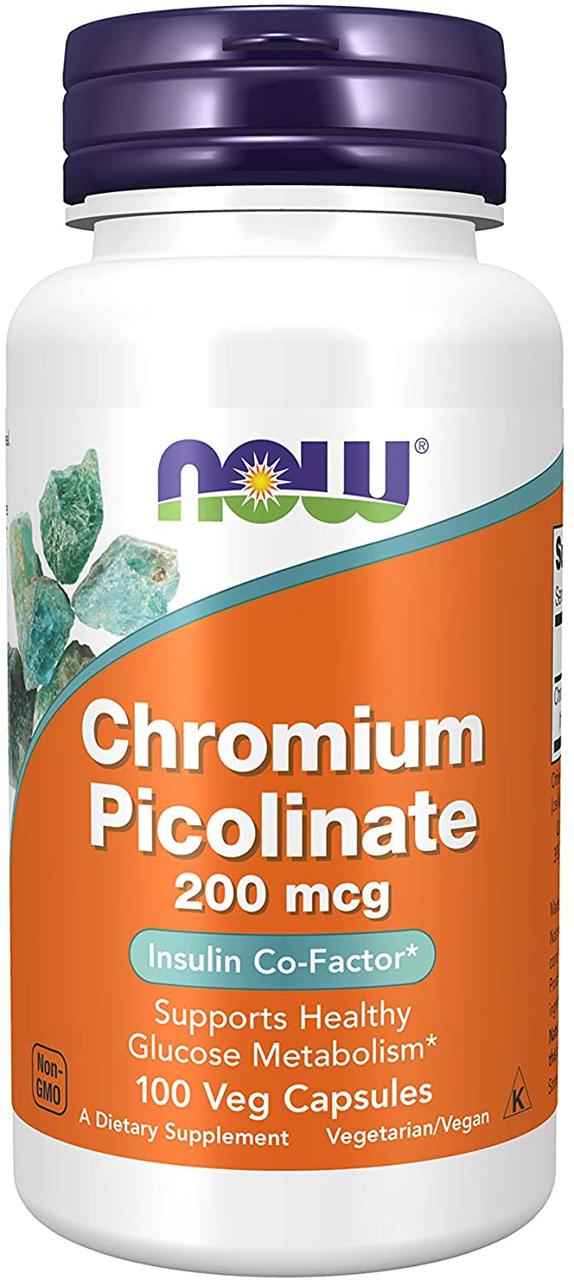 Now Foods Chromium Picolinate 200mcg 100 капсул