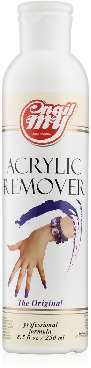 Рідина для розчинення акрилу і зняття штучних нігтів My Acrylic Nail Remover 250 мл, фото 1