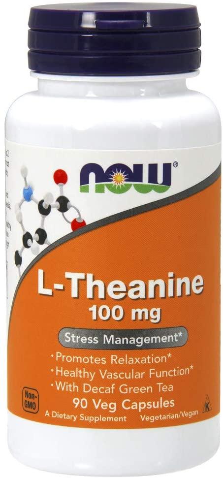 Now Foods L-Theanine 100 mg 90 капсул