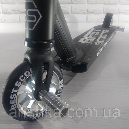 Трюковий самокат Best Scooter, для трюків, HIC система, піги 2 шт., фото 1
