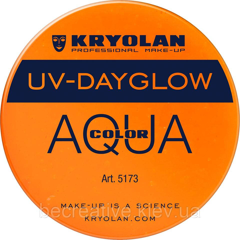 Світний грим AQUACOLOR UV-DAYGLOW 55 мл UV orange