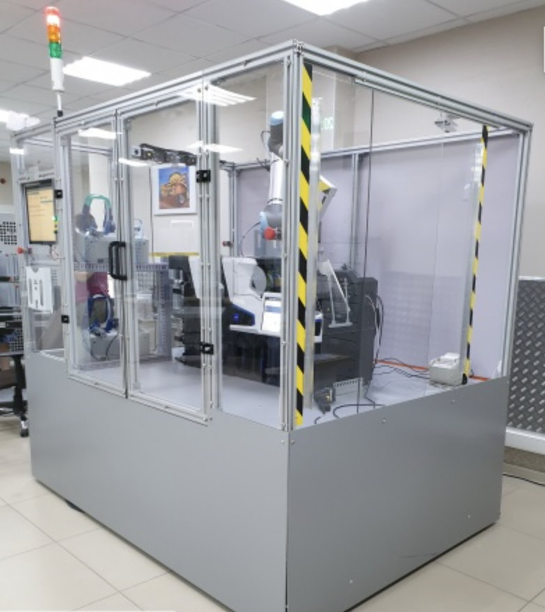 Роботизований ділянку перерахунку готівки