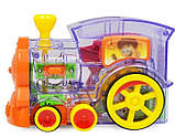 Розвиваюча іграшка паровозик доміно DOMINO Happy Truck 60 деталей / Поїзд доміно, фото 6
