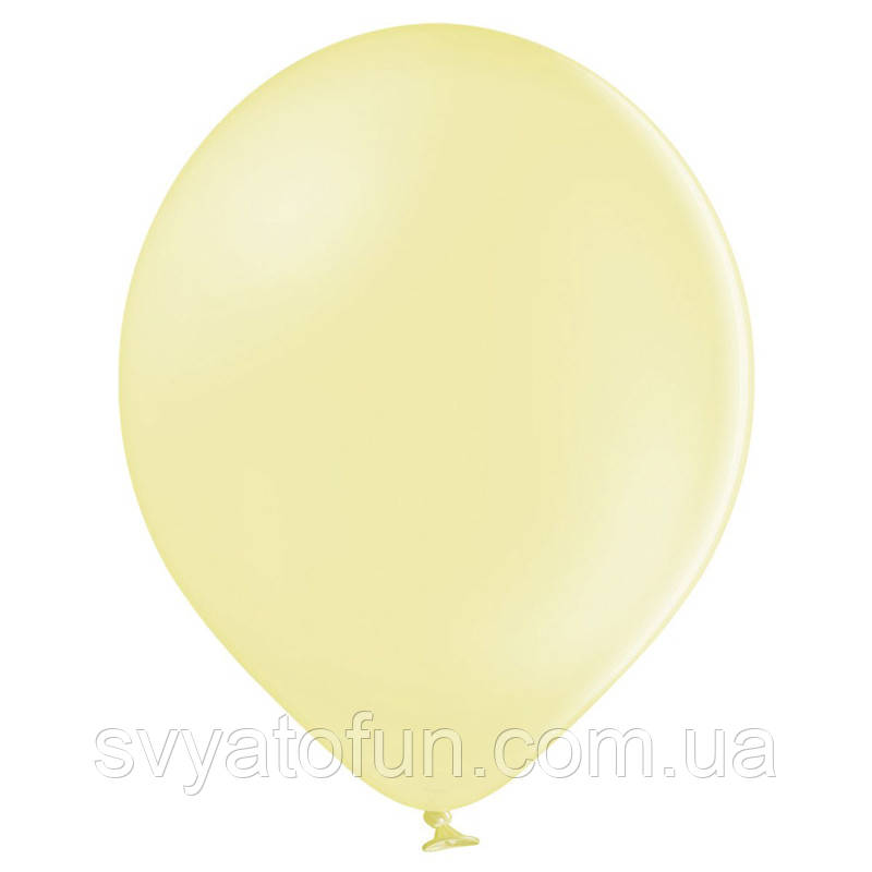 Латексні кульки 10,5" макарун 85/450 лимонний жовтий 50шт/уп BelBal