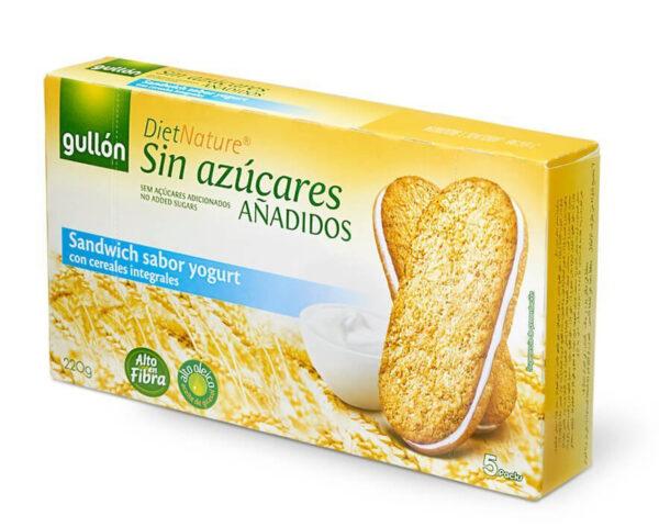 Печиво GULLON без цукру Diet Nature сендвіч з йогуртом , 220 г