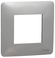 Рамка 1-постова Unica New NU200230 Schneider Electric алюміній