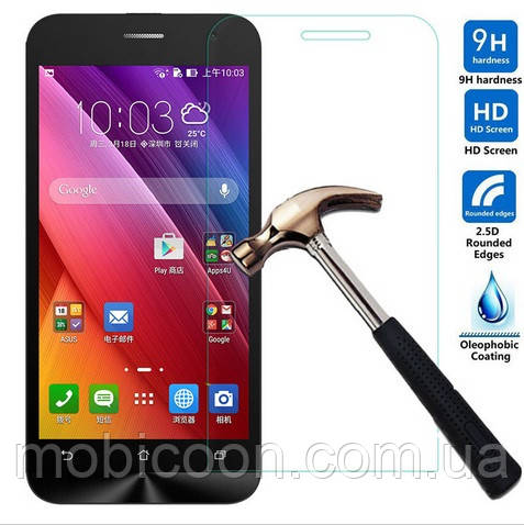 Захисне скло TG Premium Tempered Glass 0.26 mm (2.5D) для ASUS Zenfone C (ZC451CG)