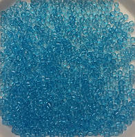 Бісер Ярна Корея розмір 10/0 колірр 16 блакитний прозорий 50г