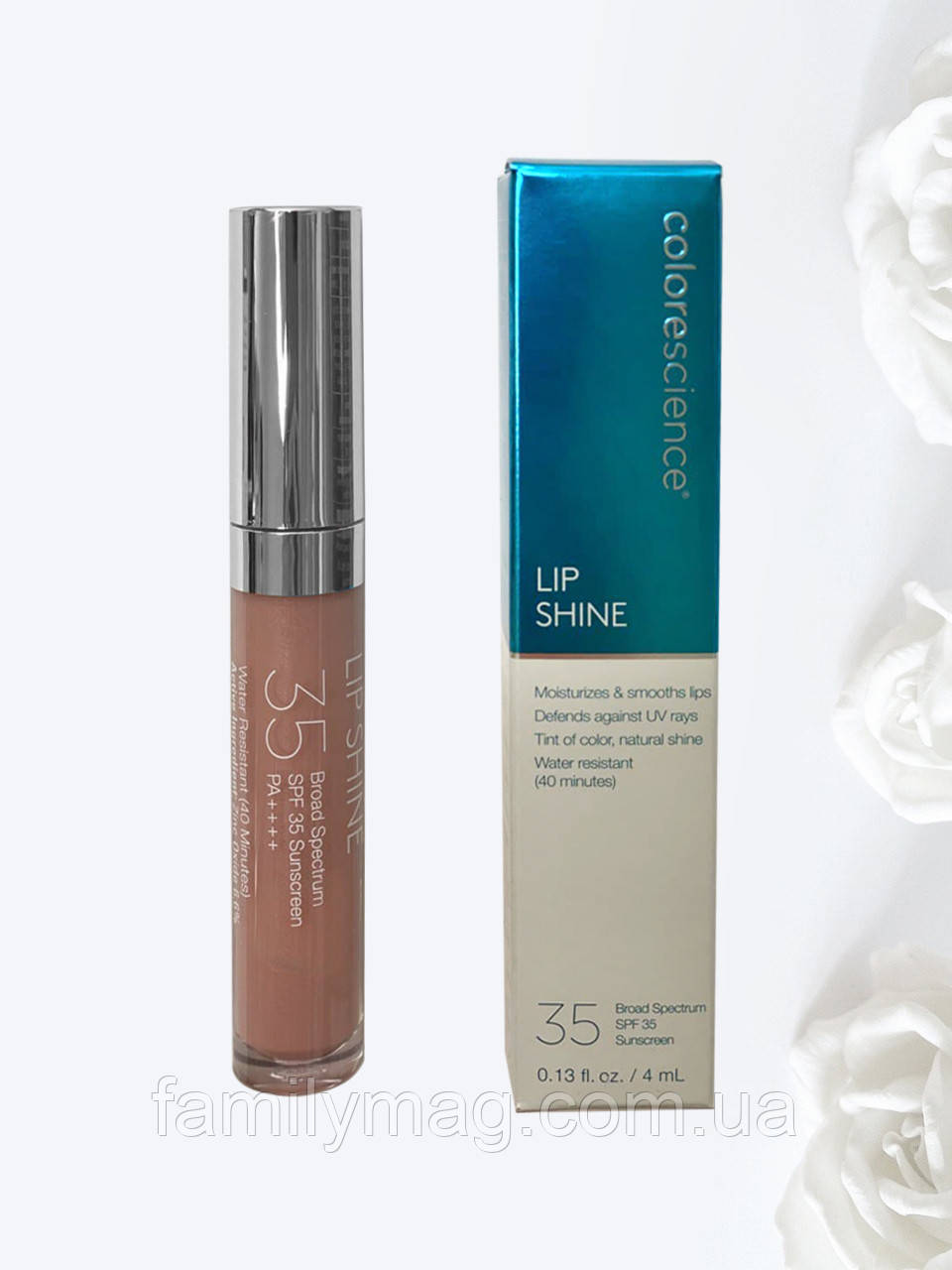 Блиск для губ SPF 35 Coral (Кораловий) Lip Shine Colorescience 4 мл