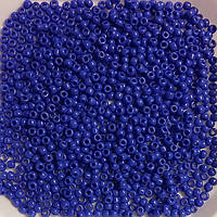 Бисер Ярна Корея размер 10/0 цвет 048 синий непрозрачный 50г