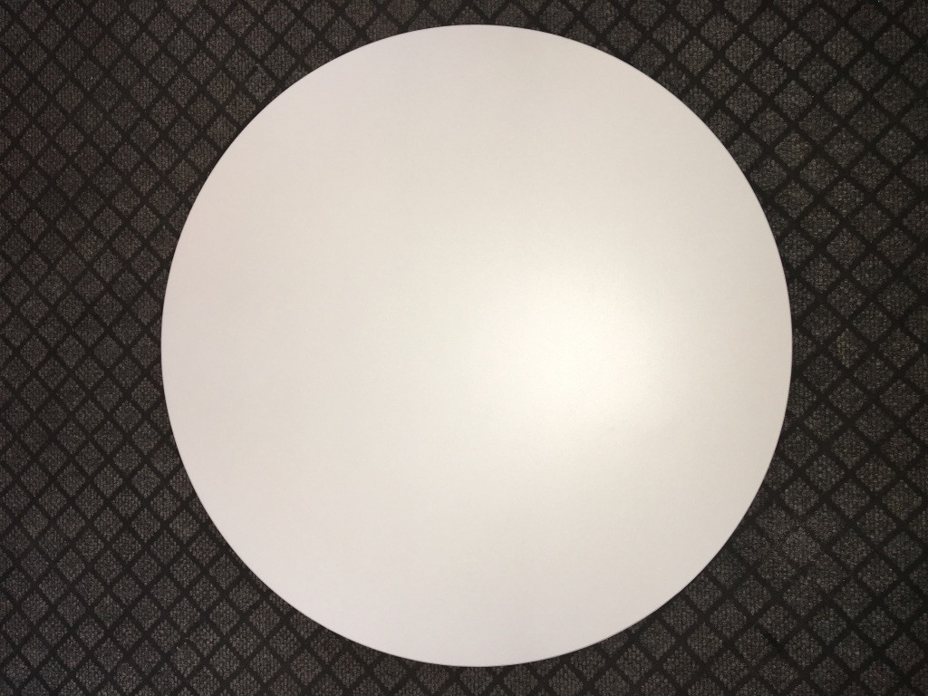 Столешница Кипр HPL пластик Белый Ø 60 см (СДМ мебель-ТМ) - фото 2 - id-p681384752