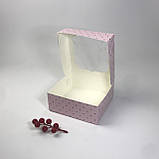 Коробка для зефіру, 150*150*60 мм, з вікном, "Стиль", фото 2
