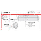 Дотягувач Dorma TS 68 з тягою, фото 2