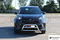 Защита переднего бампера - Кенгурятник KIA Sportage (16+)