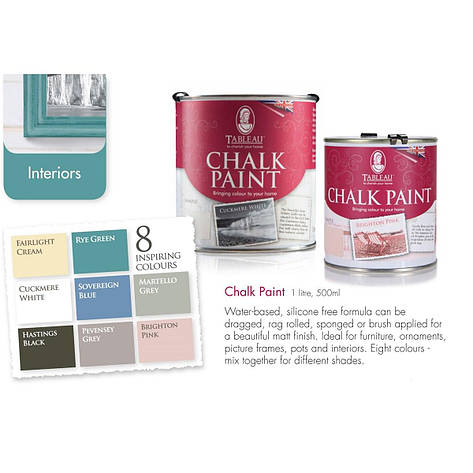 Крейдяна фарба Tableau Chalk Paint 0.5 л, 1л, фото 1