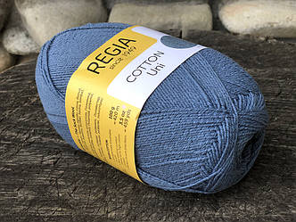 Однотонна носкова пряжа з бавовною REGIA Cotton, серії Uni