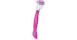 Жіночий станок Wilkinson Quattro For Woman з кріпленням + Гель Gillette Venus Satin Care 2 в 1 01618-1, фото 4