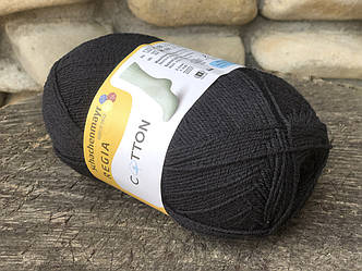 Однотонна носкова пряжа з бавовною REGIA Cotton, серії Uni