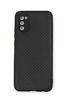 Чехол Ultra Slim Carbon на Samsung Galaxy A02s A025F Черный