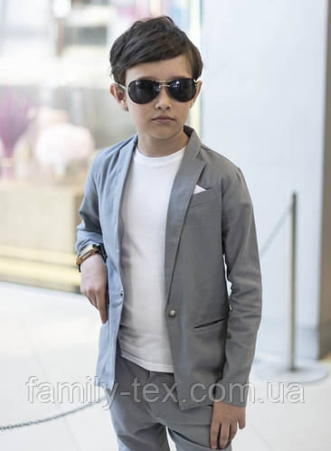 Купить Костюм для мальчика классический двойка (лен), размеры на рост ...