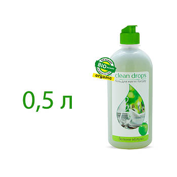 Гель для миття посуду 0.5 л (Зелене яблуко)