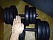 Гантелі композитні 2 х 21 кг як для домашнього використання фітнесу так і для професійних тренувань (NEOS), фото 9