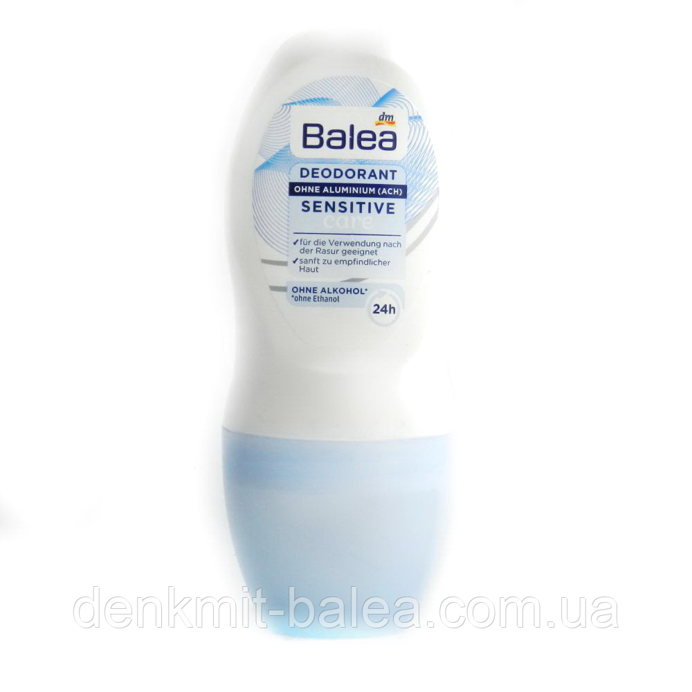 Дезодорант роликовий Ніжне дотику Balea Deo roll-on Sensitiv 50 мл