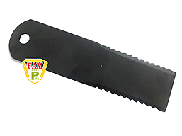 Протирізальна пластина 195х50х3 Balmet (зубчата), 060030 Claas, 600300 Claas, 737600 Claas