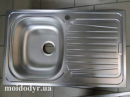 Мийка Pyramis SPARTA 79 х 50 1B 1D врізна з нержавіючої сталі (декор)