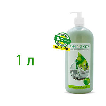 Гель для миття посуду 1 л (Зелене яблуко)
