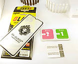 Захисне скло LION для Realme C11/C15/C12/5/Q2 9D Black, зачароване скло realme C11/C15/C12/5/Q2 на весь екран, фото 5