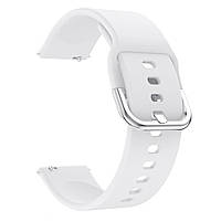 Ремешок DK Silicone Sport Band Classic "L" 22mm для Смарт-Часов Huawei, Samsung, Xiaomi (011018) (white)