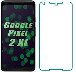 Захисне скло Google Pixel 2 XL (Прозоре 2.5 D 9H) (Гуглець Піксель 2 ХЛ)