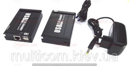 03-03-174. USB EXTENDER: передавач (TX) + приймач (RX) + 2хUSB, HSV2612